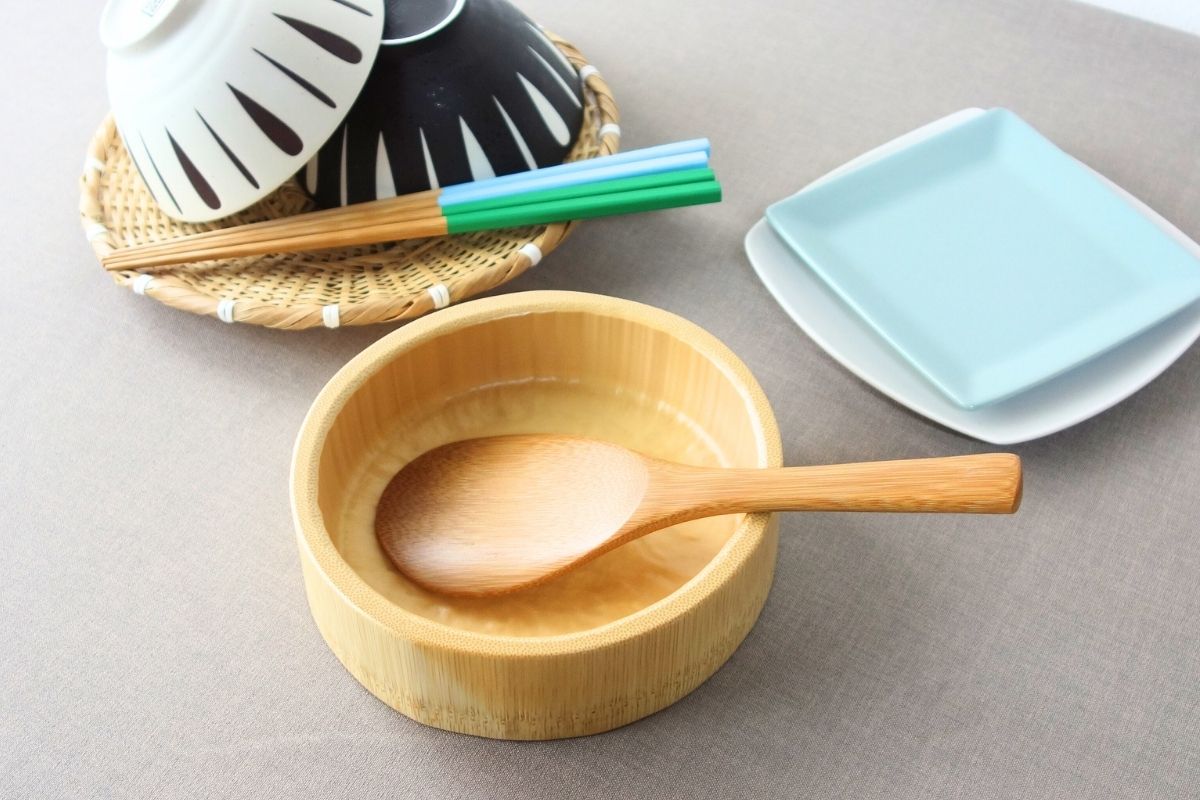 竹のしゃもじなどの画像